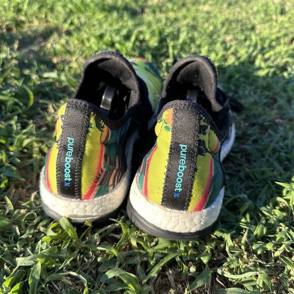 Adidas Pure Boost X Power Shoes Womens Size 7 Multicolor Running - Picture 3 of 8